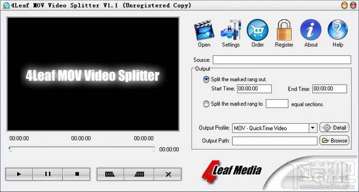 4Leaf MOV Video Splitter,4Leaf MOV Video Splitter下载,4Leaf MOV Video Splitter官方下载