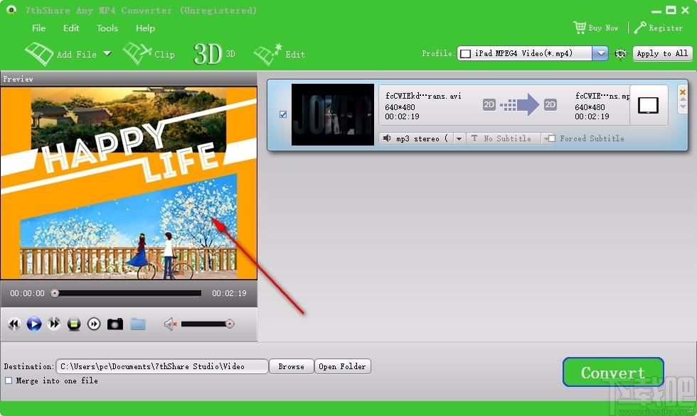 7thShare Any MP4 Converter下载,MP4转换器,MP4转换