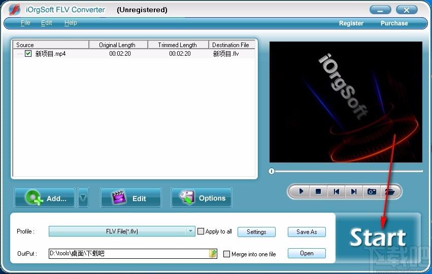 iOrgSoft FLV Converter下载,FLV视频格式转换器,视频转换