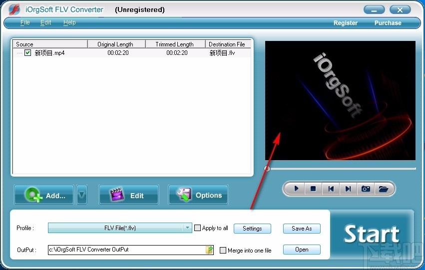 iOrgSoft FLV Converter下载,FLV视频格式转换器,视频转换